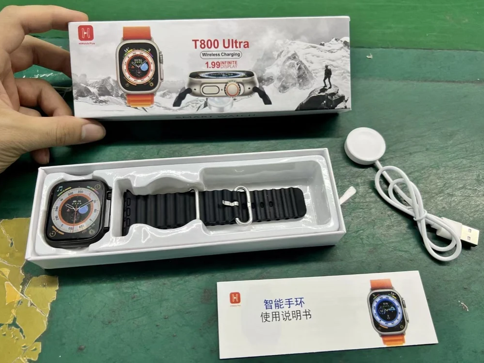 Smart Watch Latest T800 Ultra Smart Watch HD Display with BT Calling, Smartwatch for Men, Smartwatch for Women Valentines Gift, Sleep Monitor, Blood Pressure and Oxygen Monitor,