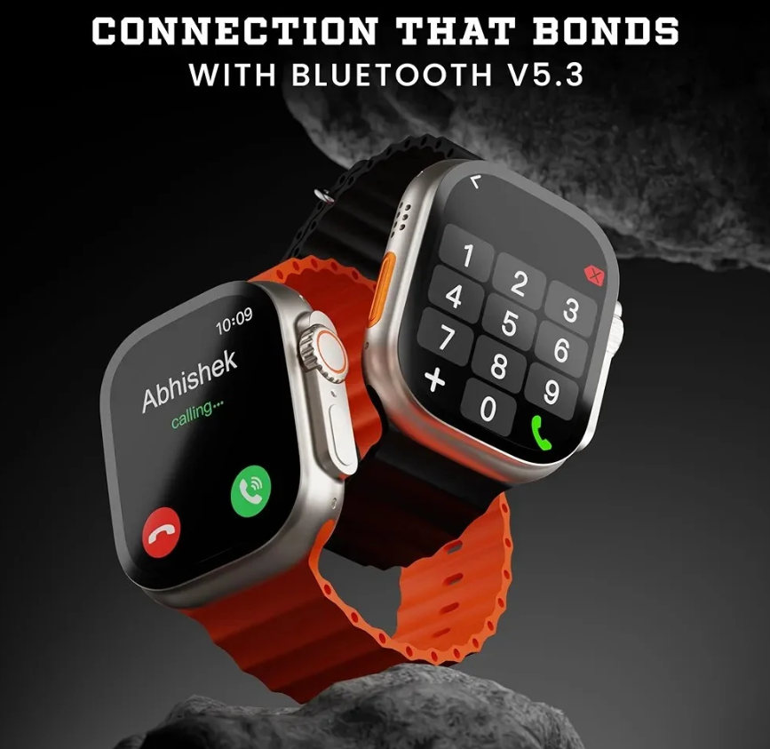 Smart Watch Latest T800 Ultra Smart Watch HD Display with BT Calling, Smartwatch for Men, Smartwatch for Women Valentines Gift, Sleep Monitor, Blood Pressure and Oxygen Monitor,