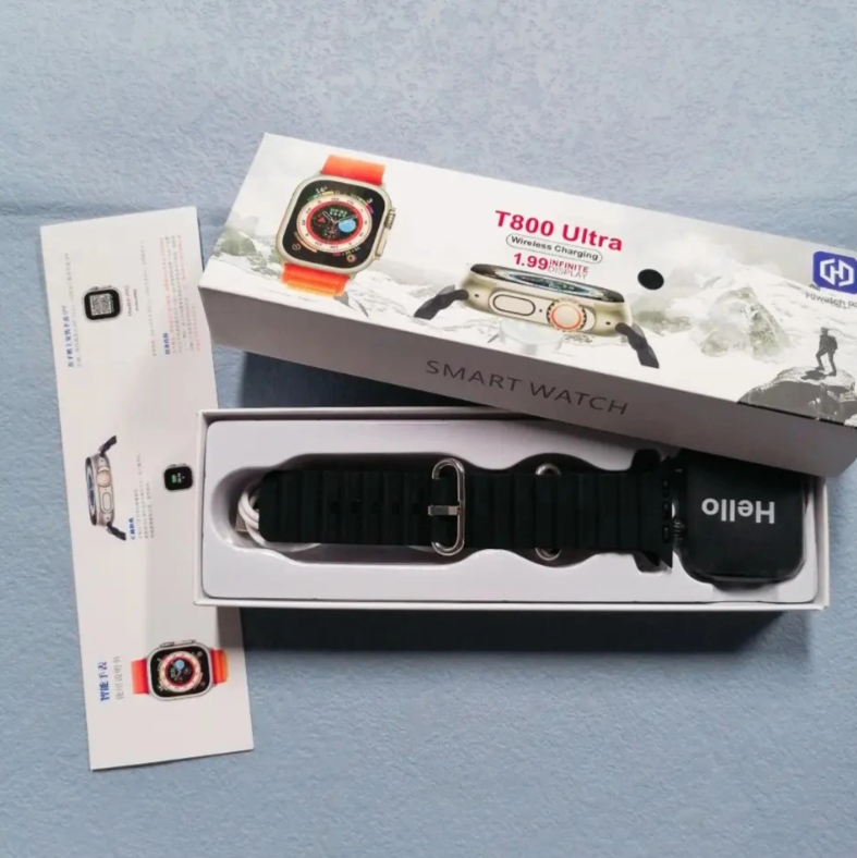 Smart Watch Latest T800 Ultra Smart Watch HD Display with BT Calling, Smartwatch for Men, Smartwatch for Women Valentines Gift, Sleep Monitor, Blood Pressure and Oxygen Monitor,