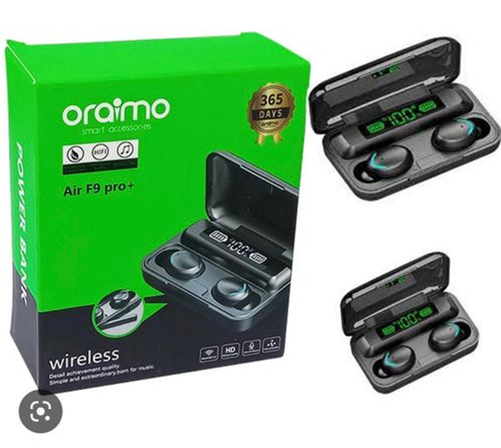 Air F9 Pro + Ear Buds Wireless Airpods, Bluetooth 5.3 Headphones In Ear, Bluetooth Earphones with Built-in Microphone, Wireless Ear Buds, Bluetooth Earbuds with Mic, Charging