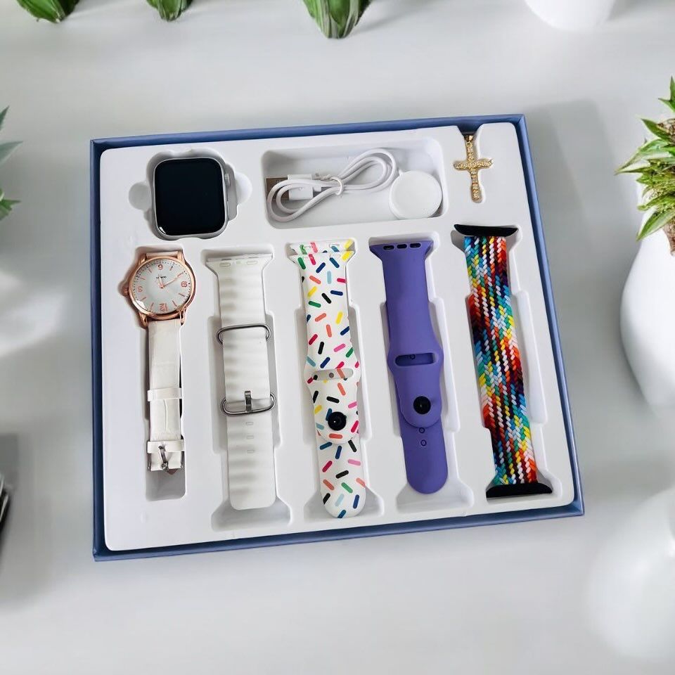 Smartwatch Luxury i-520 Mini Smart watch for Ladies, Necklace, Bracelet, Analog watch, Smartwatch