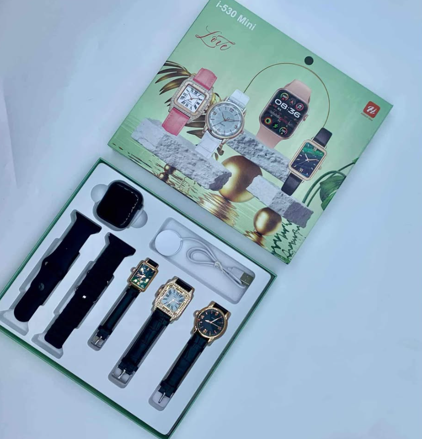 Smartwatch Luxury i-530 Mini Smart watch for Ladies, Necklace, Bracelet, Analog watch, Smartwatch