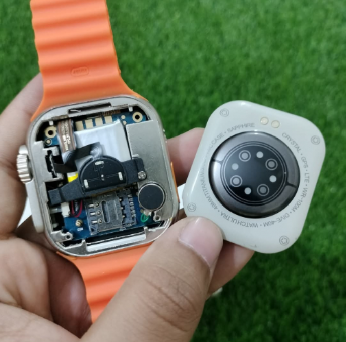 K10 Ultra Smart Watch With Sim Supported 2.1" Display, Wireless Charger And Bluetooth Connectivity Calling & Music, Fitness Tracker With 20 Different Sports Mode