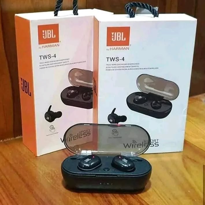 Wireless Bluetooth TWS-4 Earbuds Wireless Airpods, Bluetooth 5.3 Headphones In Ear, Bluetooth Earphones with Built-in Microphone, Wireless Ear Buds, Bluetooth Earbuds with Mic, Charging