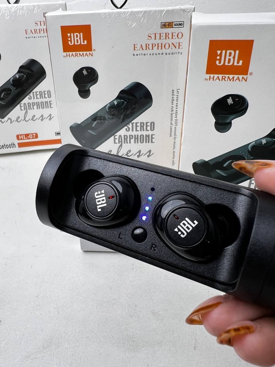Wireless Bluetooth HL-07 Earbuds Wireless Airpods, Bluetooth 5.3 Headphones In Ear, Bluetooth Earphones with Built-in Microphone, Wireless Ear Buds, Bluetooth Earbuds with Mic, Charging