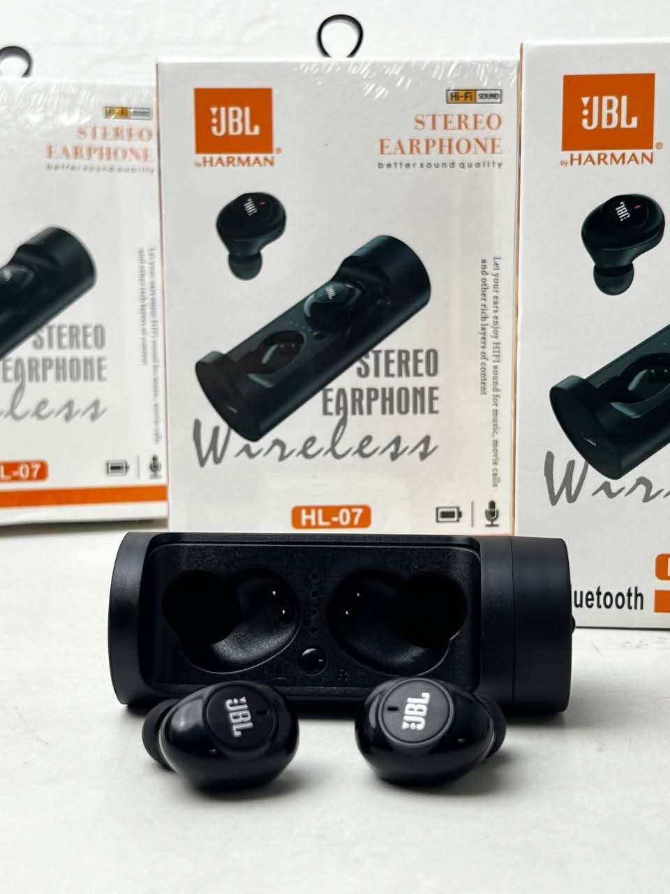 Wireless Bluetooth HL-07 Earbuds Wireless Airpods, Bluetooth 5.3 Headphones In Ear, Bluetooth Earphones with Built-in Microphone, Wireless Ear Buds, Bluetooth Earbuds with Mic, Charging