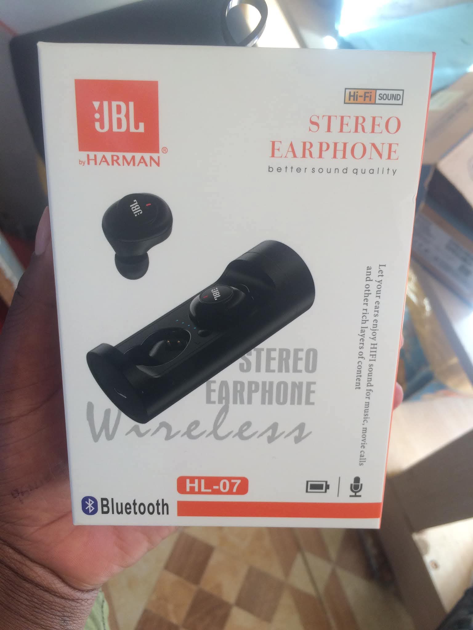 Wireless Bluetooth HL-07 Earbuds Wireless Airpods, Bluetooth 5.3 Headphones In Ear, Bluetooth Earphones with Built-in Microphone, Wireless Ear Buds, Bluetooth Earbuds with Mic, Charging