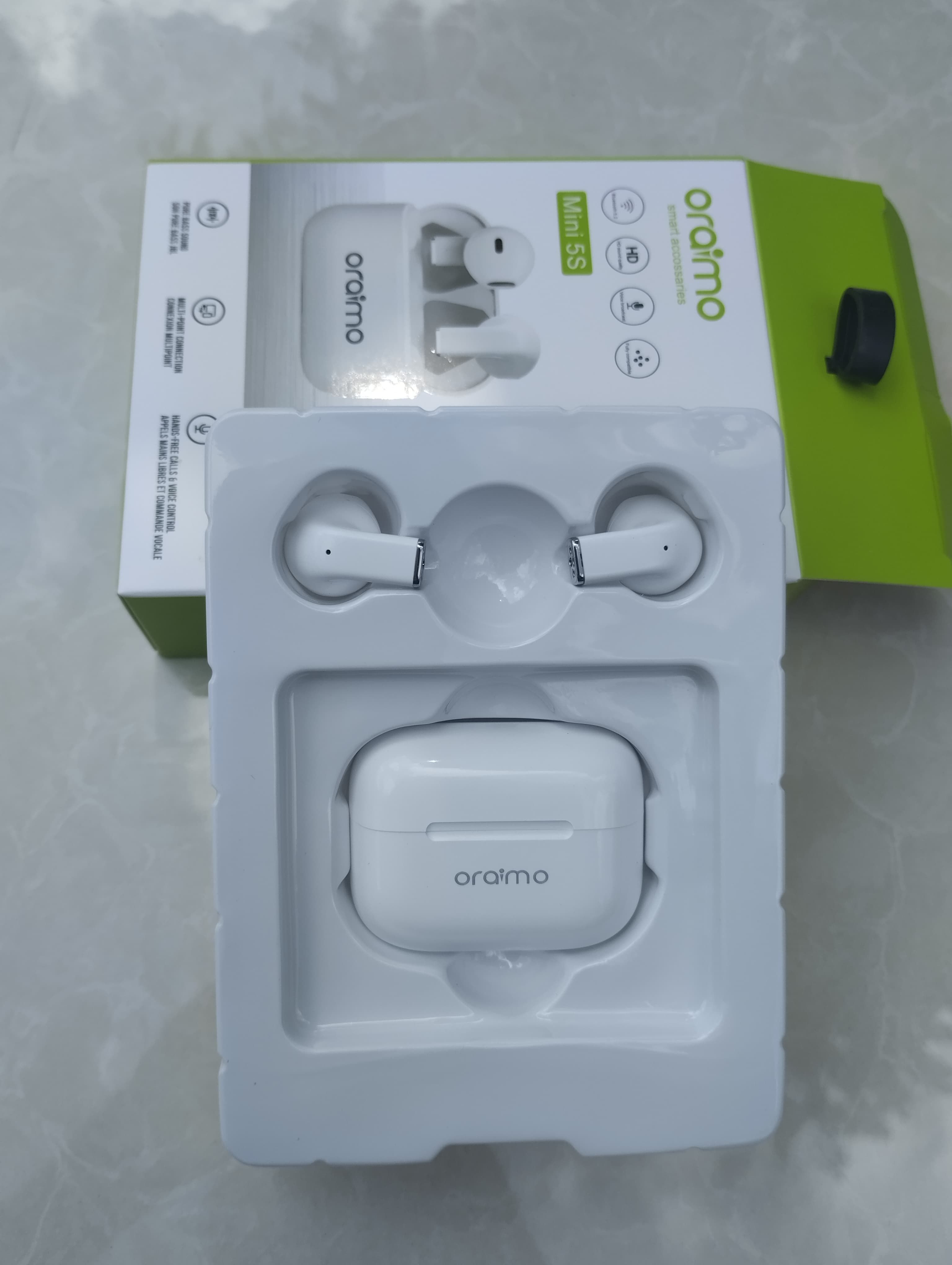 Wireless Bluetooth Mini Pro 5s Earbuds Wireless Airpods, Bluetooth 5.3 Headphones In Ear, Bluetooth Earphones with Built-in Microphone, Wireless Ear Buds, Bluetooth Earbuds with Mic, Charging