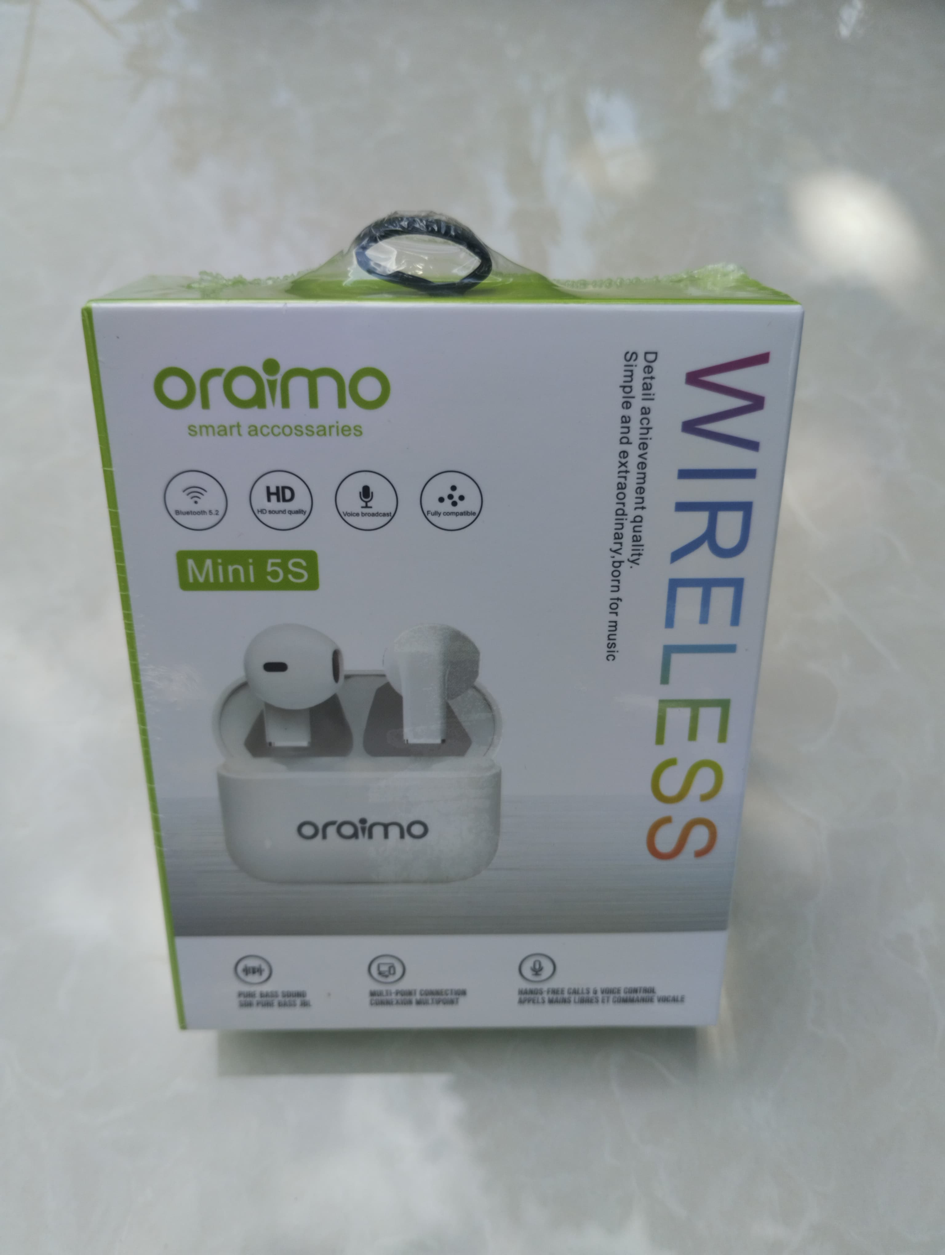 Wireless Bluetooth Mini Pro 5s Earbuds Wireless Airpods, Bluetooth 5.3 Headphones In Ear, Bluetooth Earphones with Built-in Microphone, Wireless Ear Buds, Bluetooth Earbuds with Mic, Charging
