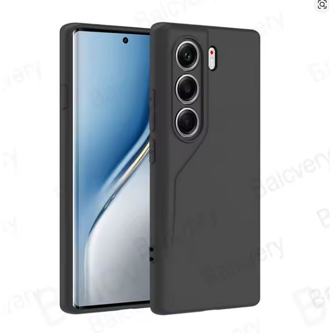 Camon 40 Pro Original Premium Silicone Black Heavy Duty Phone Case/ Back Cover