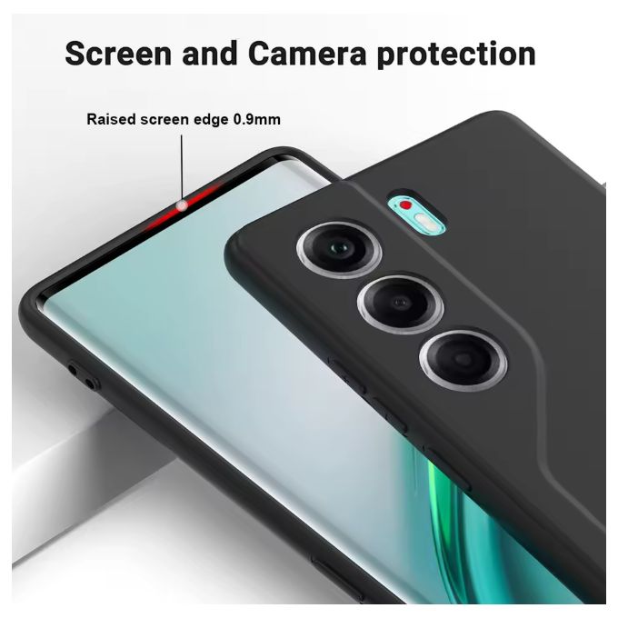 Camon 40 Pro Original Premium Silicone Black Heavy Duty Phone Case/ Back Cover