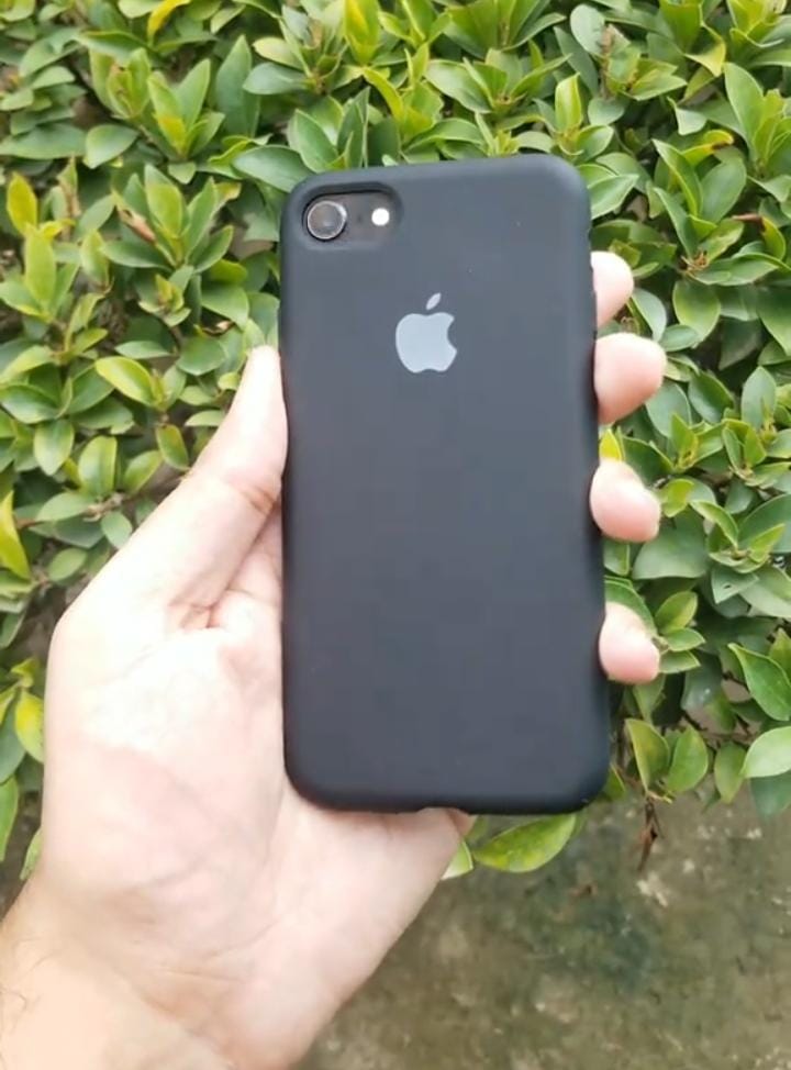 iPhone 7/8 Original Silicone Case/Cover, Liquid Silicone Phone Case Soft Anti-Scratch Microfiber Lining, Full Body Shockproof Slim Cover/Case