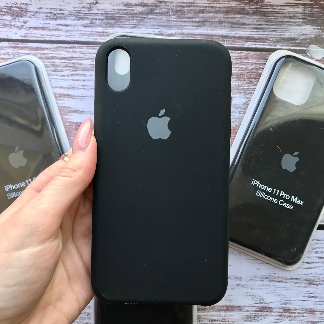 iPhone X/XS Original Silicone Case/Cover, Liquid Silicone Phone Case Soft Anti-Scratch Microfiber Lining, Full Body Shockproof Slim Cover/Case