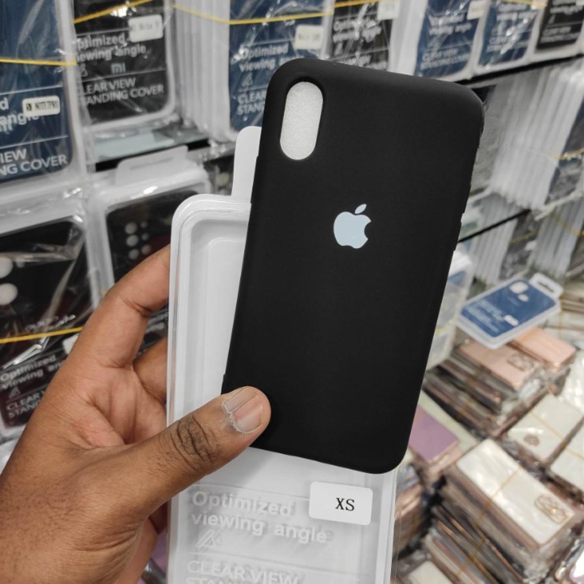 iPhone X/XS Original Silicone Case/Cover, Liquid Silicone Phone Case Soft Anti-Scratch Microfiber Lining, Full Body Shockproof Slim Cover/Case