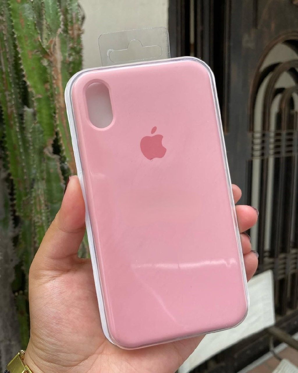 iPhone X/XS Original Silicone Case/Cover, Liquid Silicone Phone Case Soft Anti-Scratch Microfiber Lining, Full Body Shockproof Slim Cover/Case
