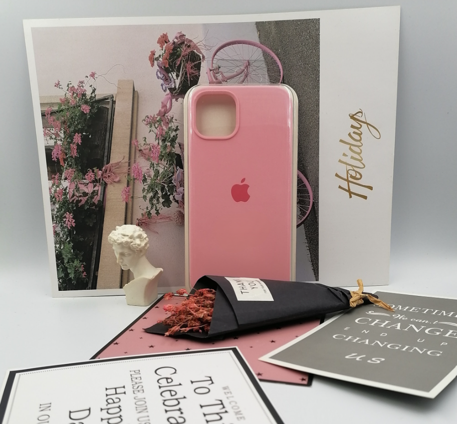 iPhone 11 Pro Max Original Silicone Case/Cover, Liquid Silicone Phone Case Soft Anti-Scratch Microfiber Lining, Full Body Shockproof Slim Cover/Case