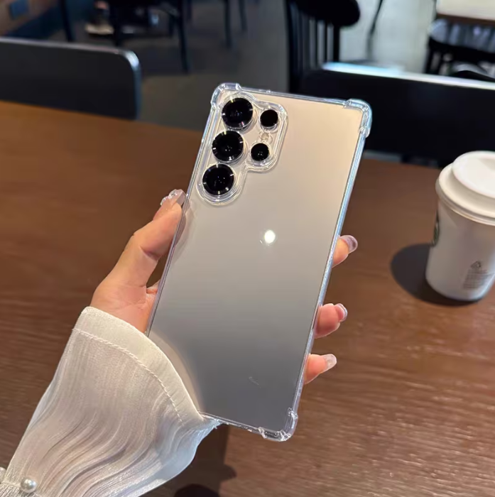 Samsung Galaxy S25 Ultra/ S24 Ultra/ S23 Ultra/ S22 Ultra Case/Cover Clear, Wireless Charging Anti Yellowing Military Grade Protection Shockproof Slim Magnetic Phone Sleeve Case Transparent