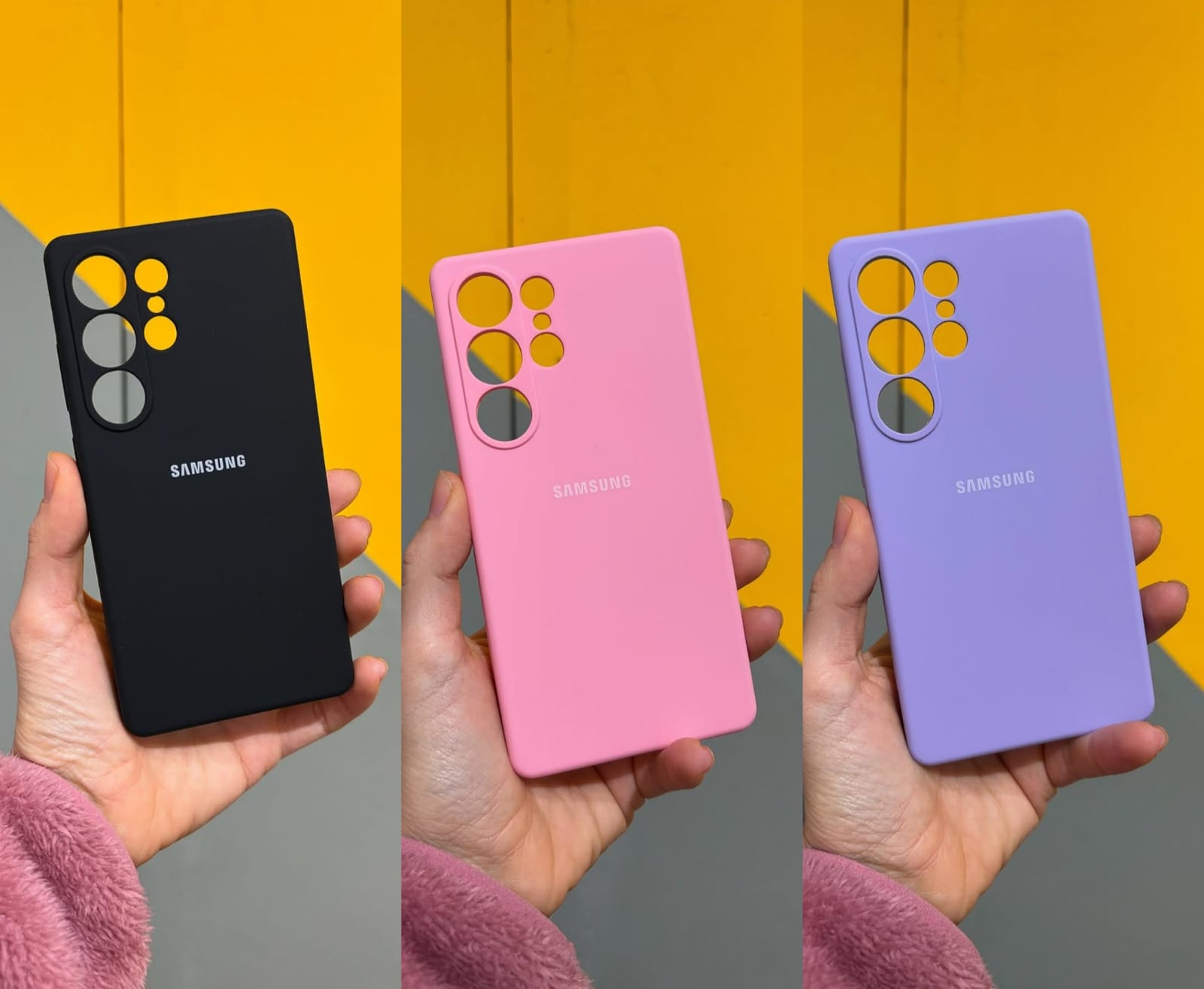 Galaxy S26 Ultra/S25 Ultra/S24 Ultra/S23 Ultra/S22 Ultra/S21 Ultra Original Silicone Case/Cover, Liquid Silicone Phone Case Soft Anti-Scratch Microfiber Lining, Full Body Shockproof Slim Cover/Case