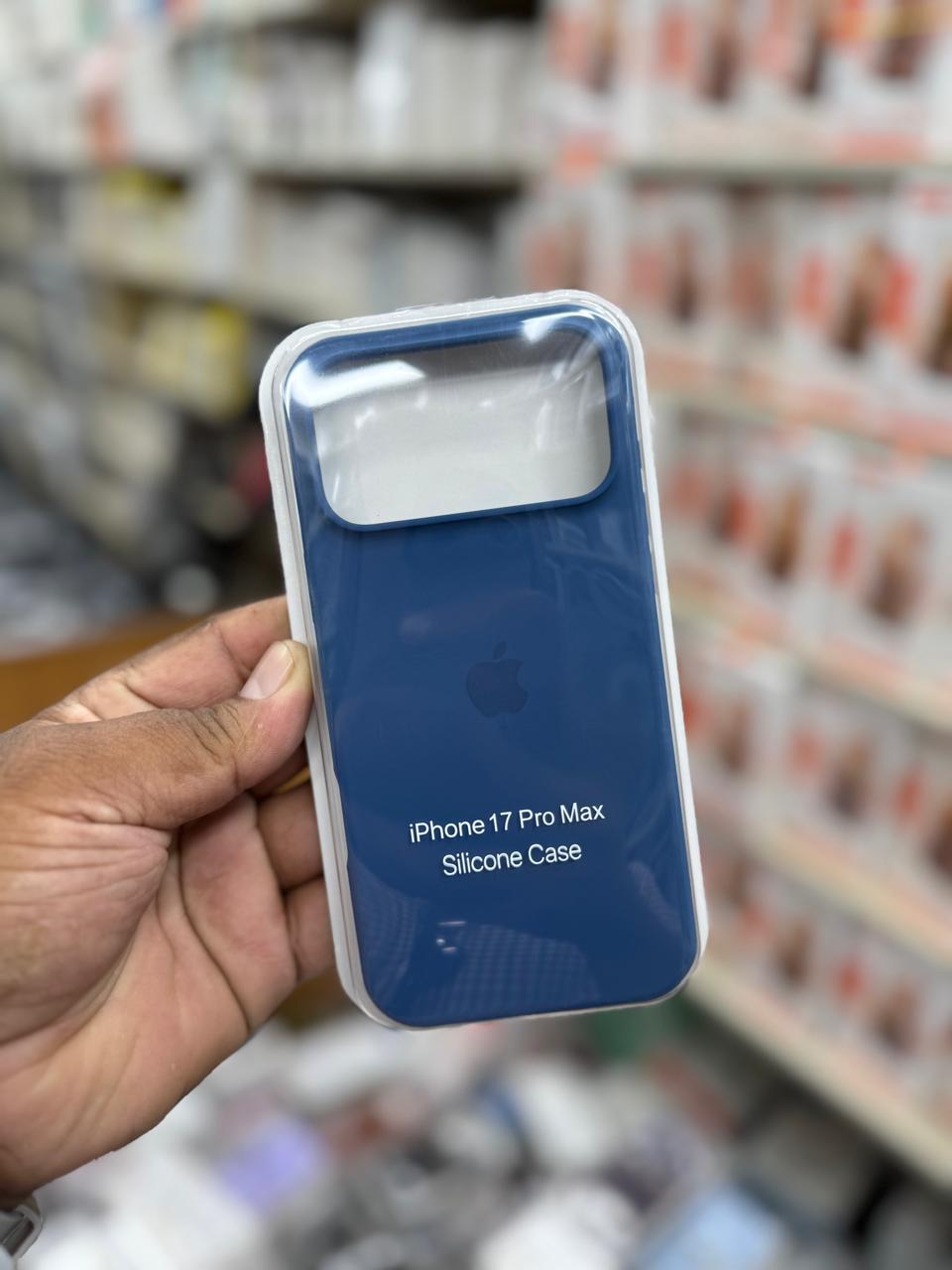 iPhone 17 Pro Max Original Silicone Case/Cover, Liquid Silicone Phone Case Soft Anti-Scratch Microfiber Lining, Full Body Shockproof Slim Cover/Case