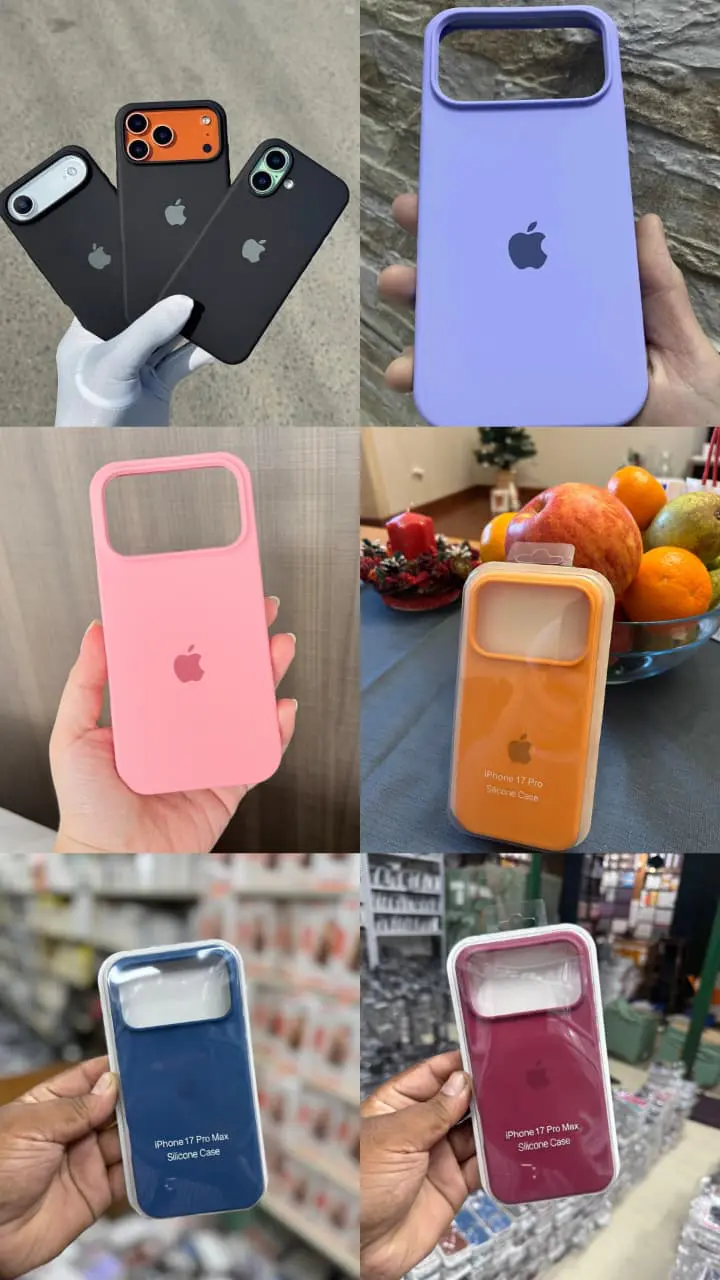 iPhone 17 Pro Max Original Silicone Case/Cover, Liquid Silicone Phone Case Soft Anti-Scratch Microfiber Lining, Full Body Shockproof Slim Cover/Case