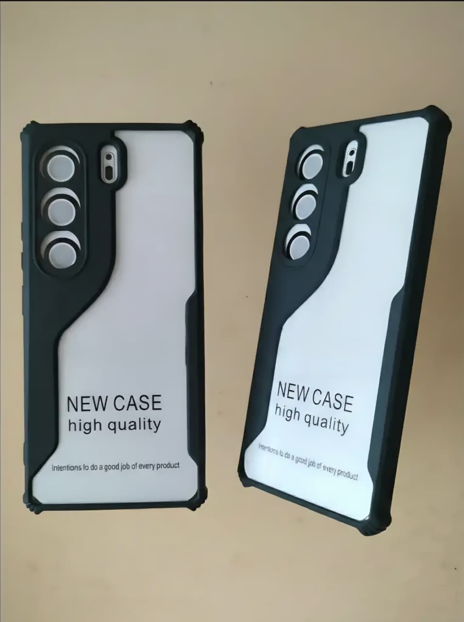 Camon 40 5G Phone Case/Cover, Dustproof, Built-in protector for screen, Rugged Full Body Shockproof Protective Cover for Camon 40 Black/Clear