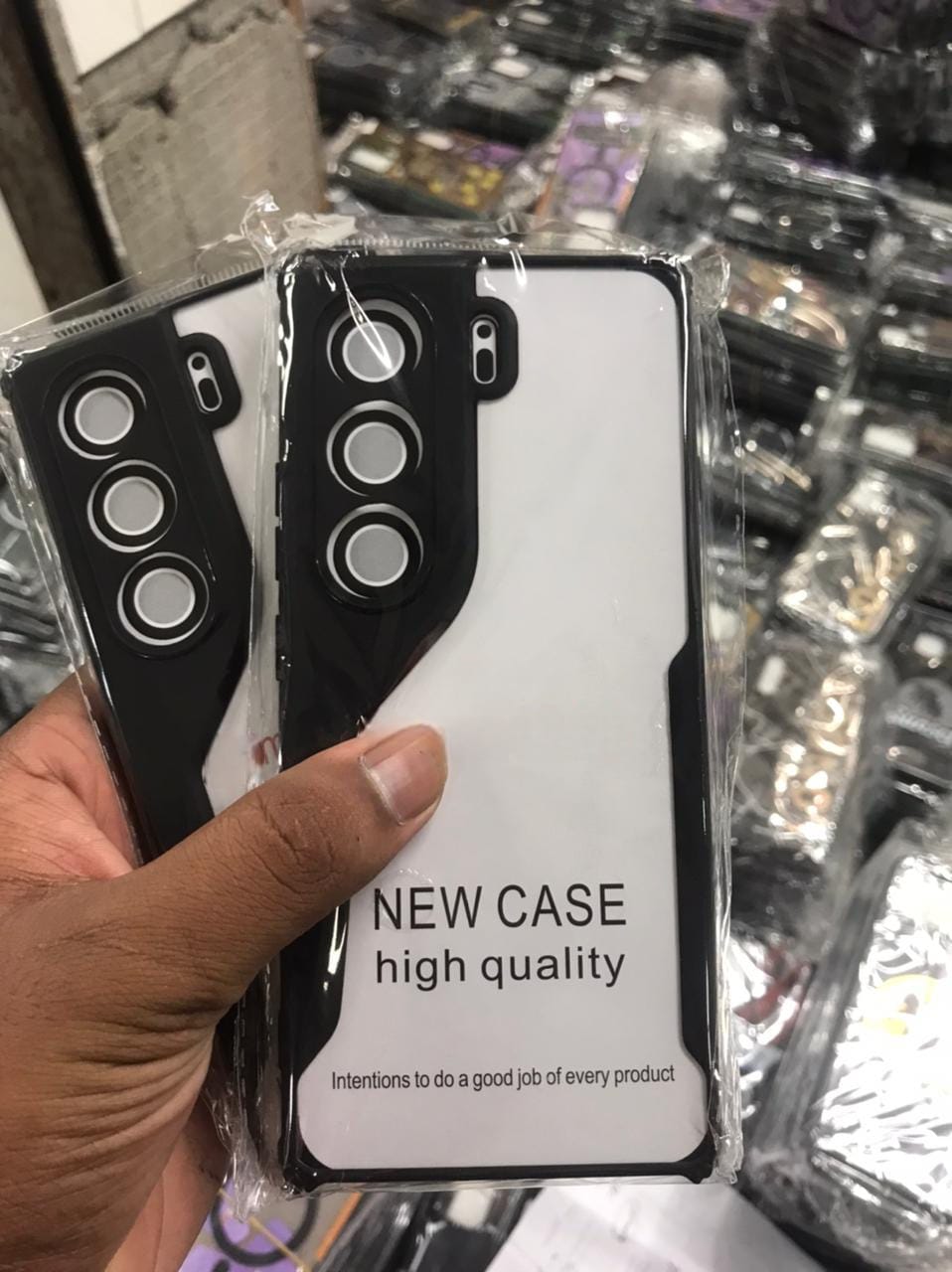 Camon 40 5G Phone Case/Cover, Dustproof, Built-in protector for screen, Rugged Full Body Shockproof Protective Cover for Camon 40 Black/Clear