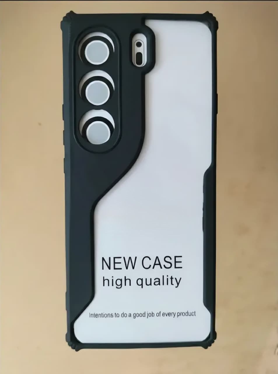 Camon 40 5G Phone Case/Cover, Dustproof, Built-in protector for screen, Rugged Full Body Shockproof Protective Cover for Camon 40 Black/Clear