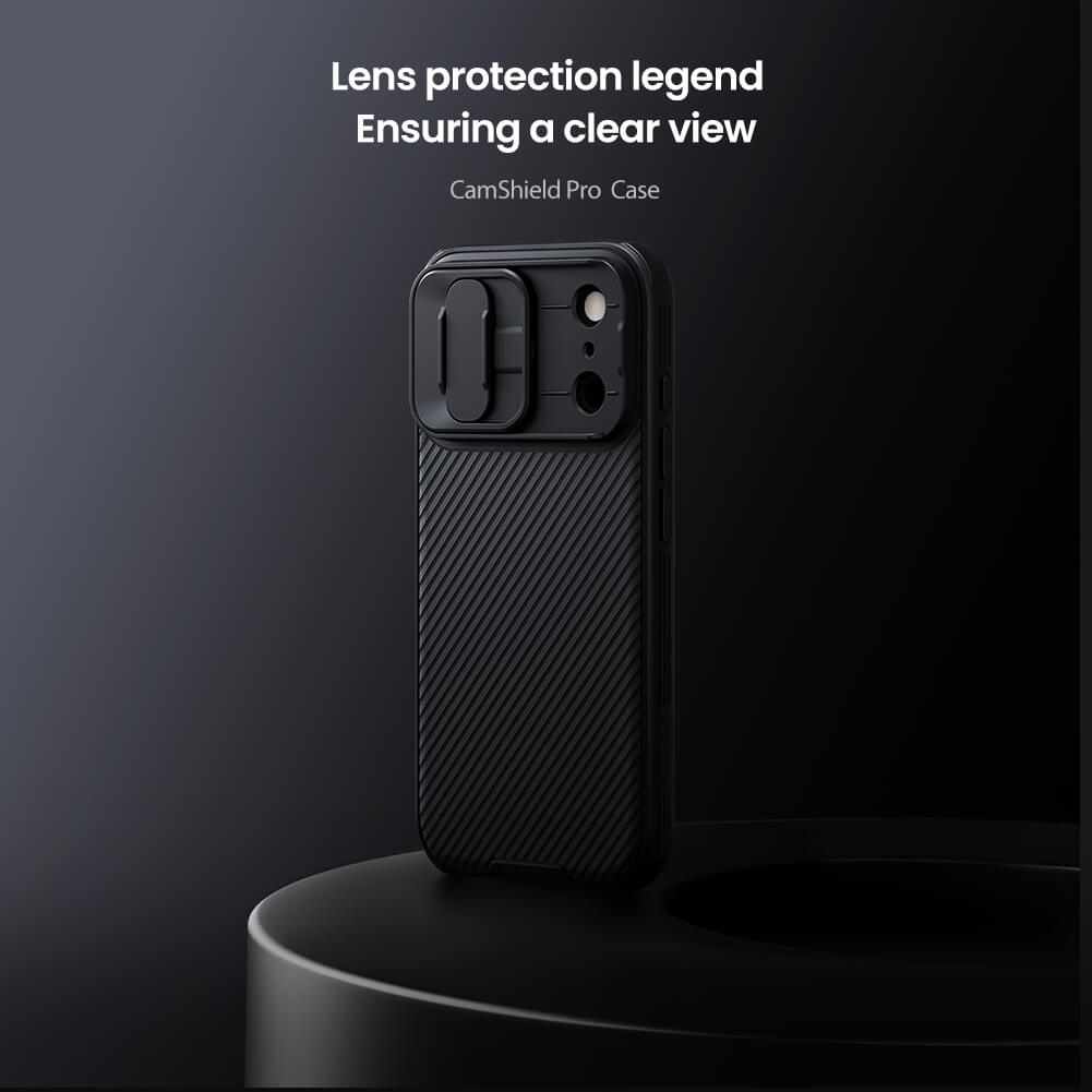 Nillkin Cam Shield Pro Case/Cover for iPhone 17 Pro Max/17 /16 Pro Max/16/ 15 Pro Max/ 15/ 14 Pro Max/ 14/ 13 Pro Max/ 13/ 12 Pro Max/ 12/ 11 Pro Max/ 11 Case with Sliding Camera Shield lens protector