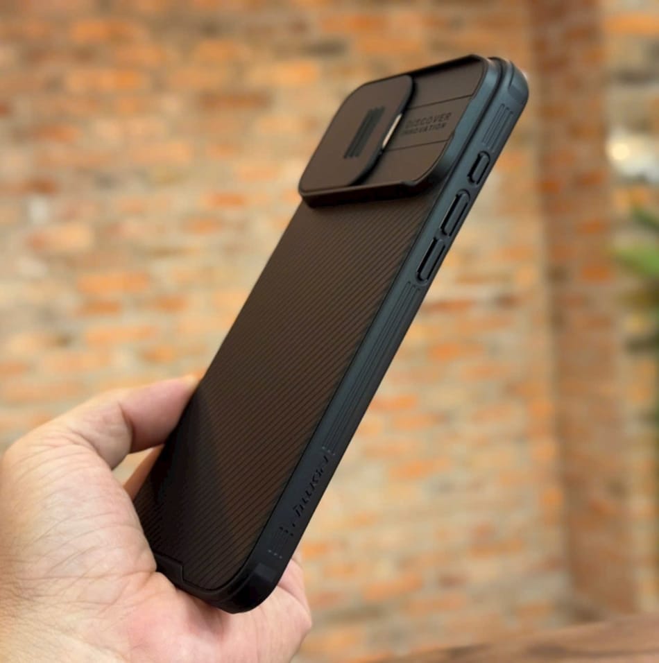 Nillkin Cam Shield Pro Case/Cover for iPhone 17 Pro Max/17 /16 Pro Max/16/ 15 Pro Max/ 15/ 14 Pro Max/ 14/ 13 Pro Max/ 13/ 12 Pro Max/ 12/ 11 Pro Max/ 11 Case with Sliding Camera Shield lens protector