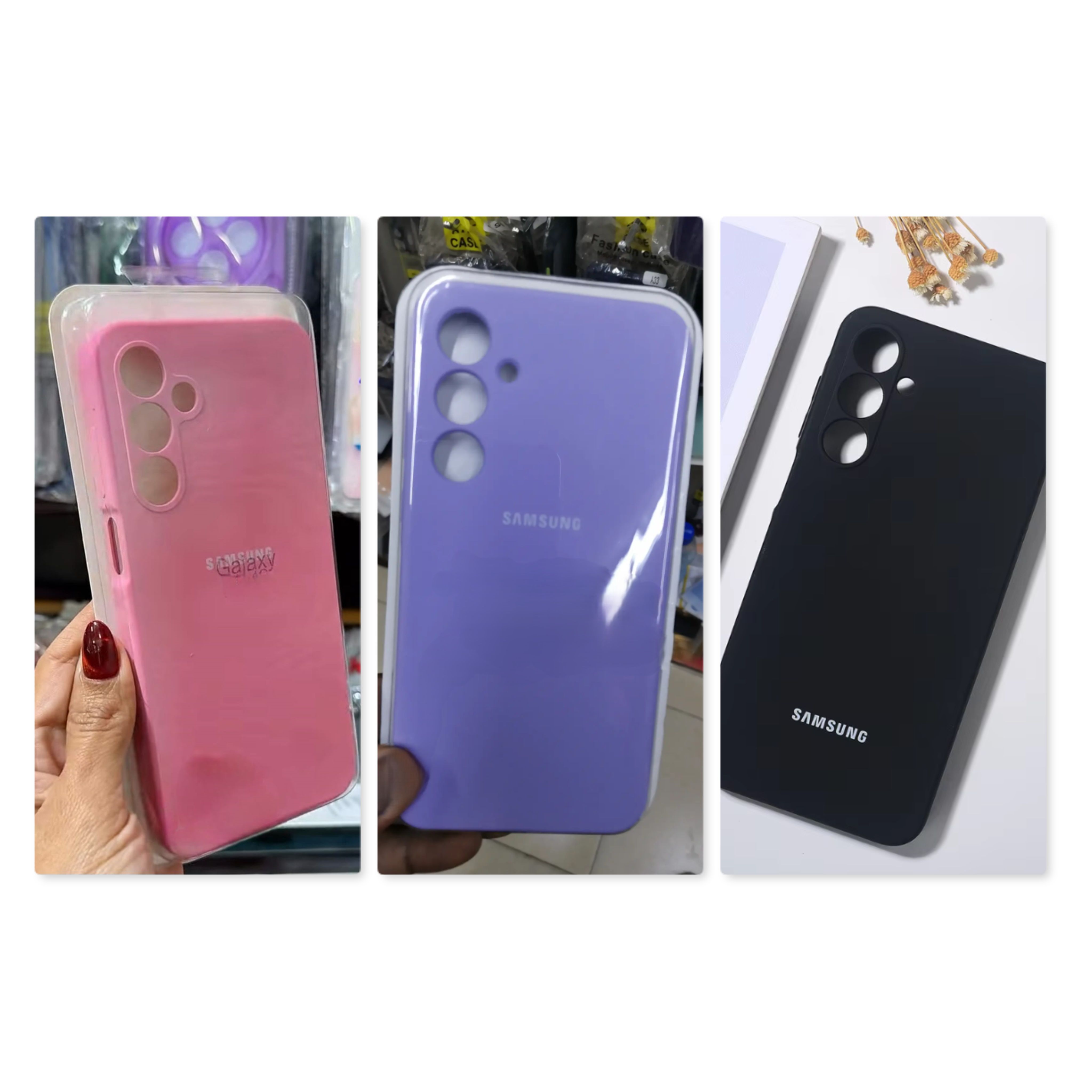 Samsung Galaxy Cover/Case for A57/ A37/ A26/ A36/ A56/ A17/ A16/ A25/ A55/ A32/ A33/ A34/ A35/ A52/ A53/ A54  Case/Cover Liquid/Original Silicone Case, Shockproof Rubber Silicone cover