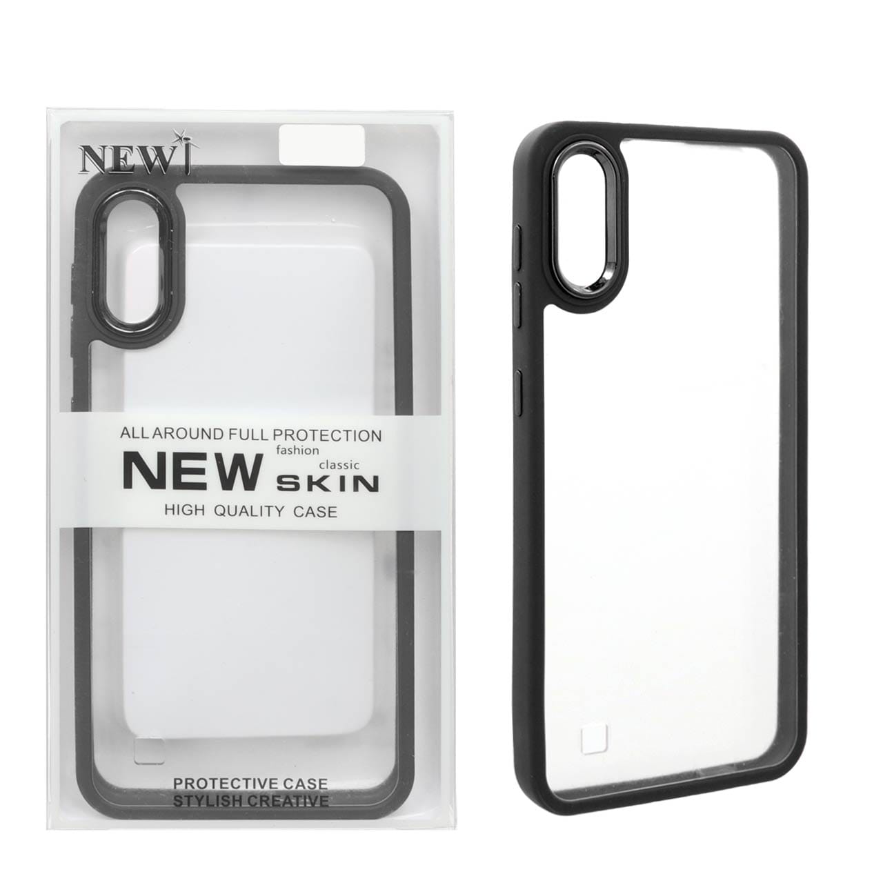 Apple iPhone X/XS, XR, XS Max Clear Phone Case/Cover, Dustproof, Built-in protector for screen, Rugged Full Body Shockproof Protective Cover for iPhone Black/Clear