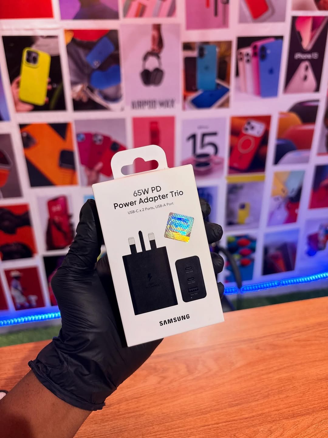 Samsung Galaxy 65W USB C Charger Adapter, 3 Ports Fast Wall Charger Block, Max Capacity 65W for A16, A17, A25, A26, A35, A36, A55, A56 Samsung Galaxy S26 Ultra/ S25 Ultra/S25/S25+/S24/S23