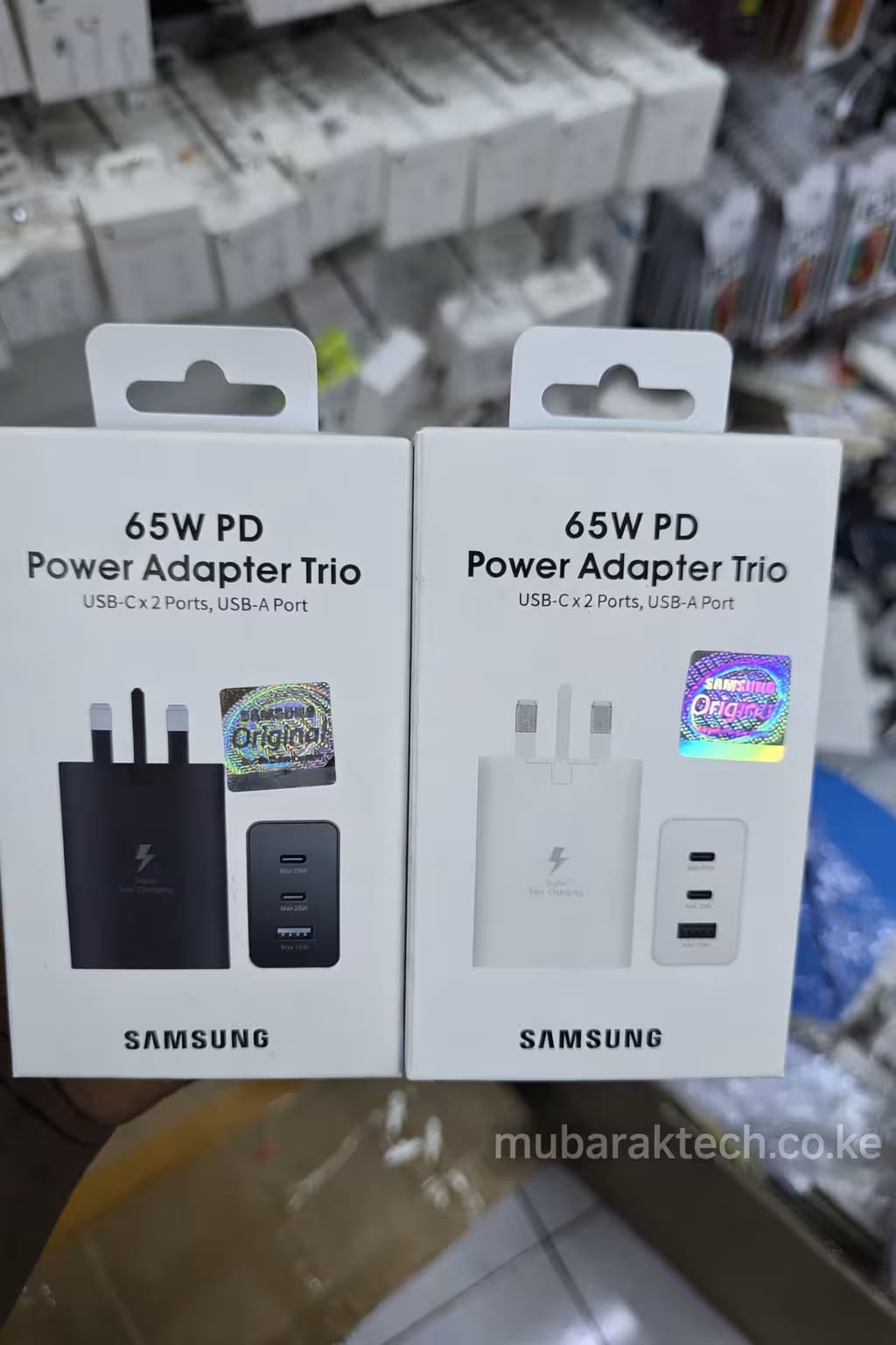 Samsung Galaxy 65W USB C Charger Adapter, 3 Ports Fast Wall Charger Block, Max Capacity 65W for A16, A17, A25, A26, A35, A36, A55, A56 Samsung Galaxy S26 Ultra/ S25 Ultra/S25/S25+/S24/S23