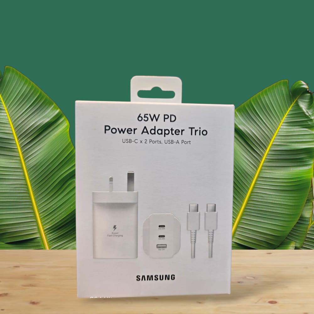 Samsung Galaxy 65W USB C Charger Adapter, 3 Ports Fast Wall Charger Block, Max Capacity 65W for A16, A17, A25, A26, A35, A36, A55, A56 Samsung Galaxy S26 Ultra/ S25 Ultra/S25/S25+/S24/S23