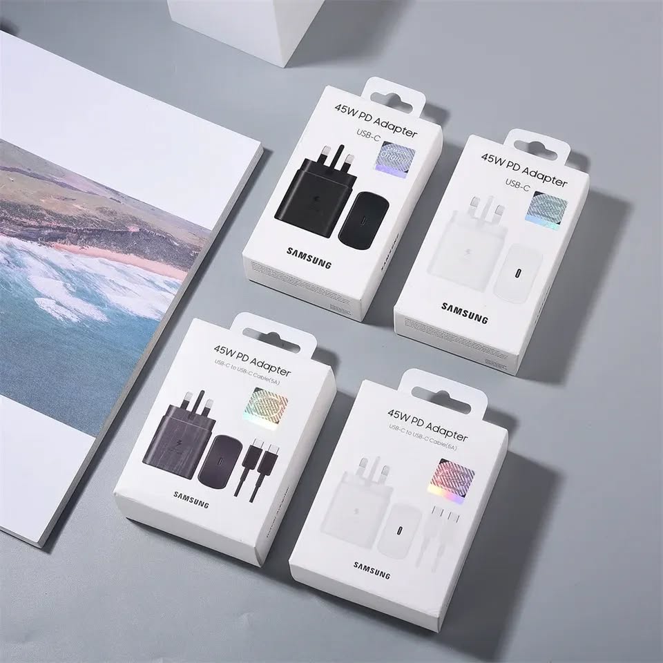 Samsung Galaxy Fast Charger 45W USB C type c to c full Wall Charger Super Fast Adapter Android Phone Charger for Galaxy A17 A07 A16 A15 5G A14 A13 A56 A36 A26 A55 A06 A05s S26 S25 Ultra S24 S23 S22