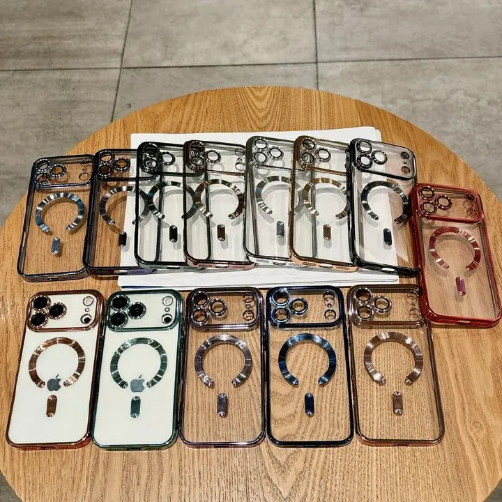 Apple iPhone 17 Pro Max, 17 Pro, 17 Air Clear magsafe cover/case with camera lens protection