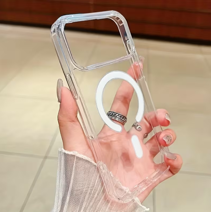 Apple iPhone Clear Magsafe cover/case for 17, 17 Pro, 17 Pro Max, 16, 16 Pro, 16 Pro Max, 15, 15 Pro, 15 Pro Max, 14, 14 Pro Max, 13, 13 Pro Max, 12, 12 Pro Max, 11, 11 Pro Max, X/XS, XS Max, 7/8 Plus