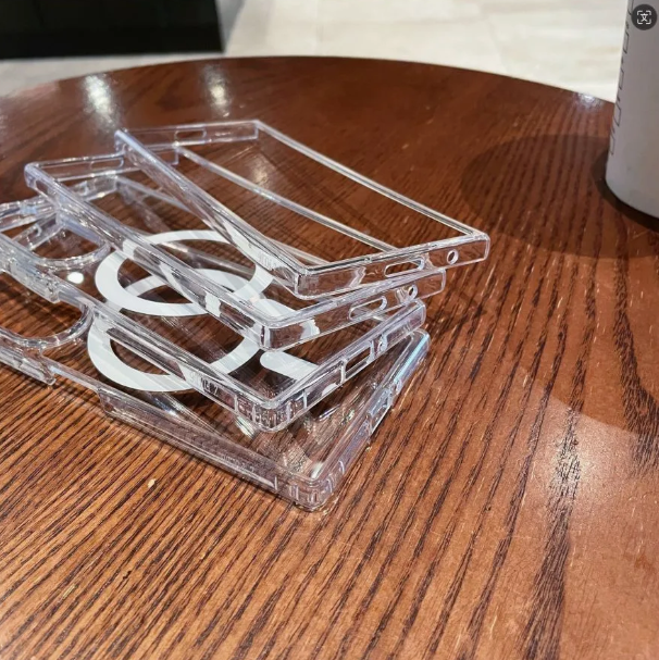 Samsung Galaxy Magsafe cover/case for Z Fold 7, Z Fold  6, Z Fold  5, Z Fold 4, Z Fold 3/ Z Flip 7, Z Flip 6, Z Flip 5, Z Flip 4, Z Flip 3 Clear Full Camera Protection Luxury Cover wireless charging