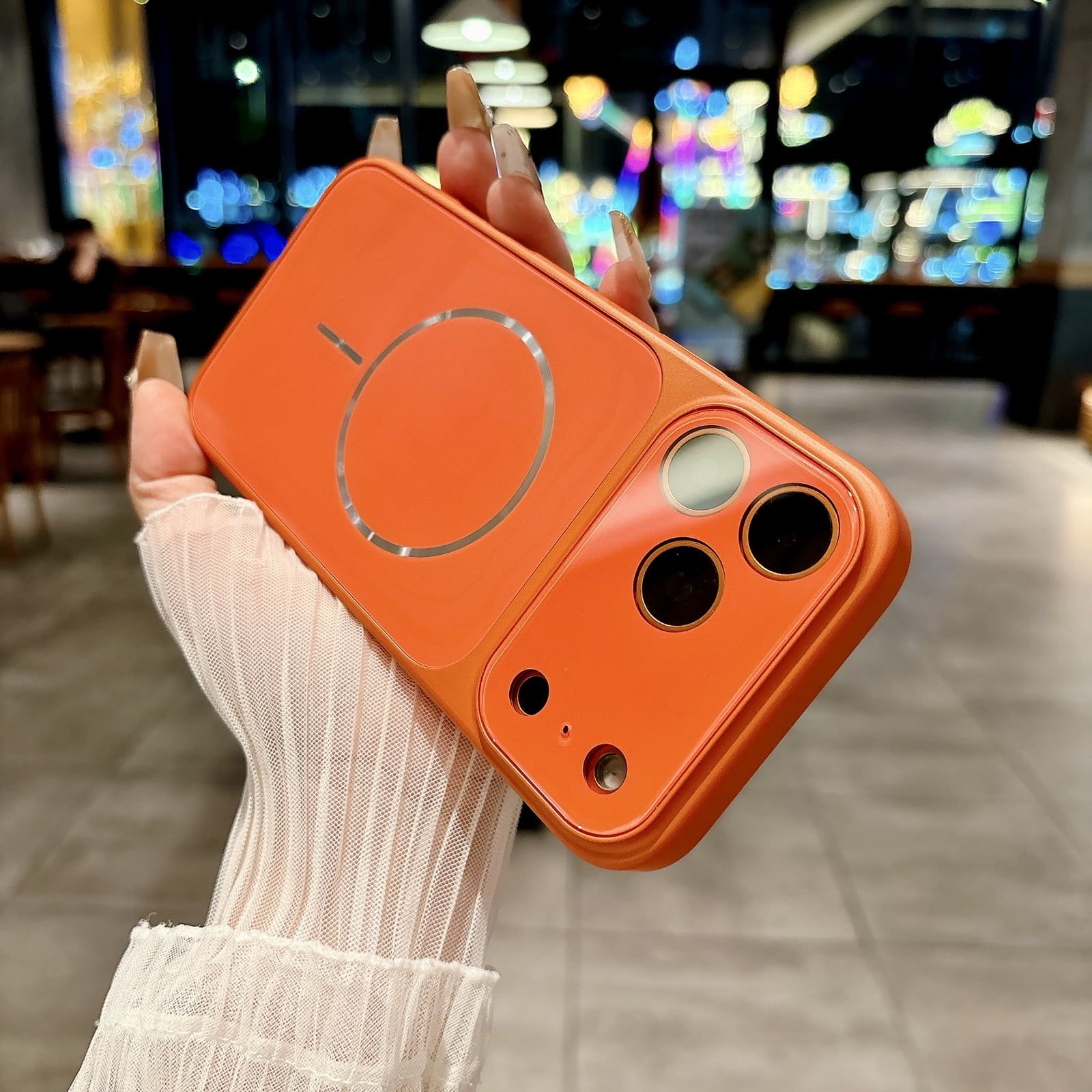 Apple iphone 17 Pro Max Clear Magsafe Cover/Case Luxury Magsafe Lens protectors for  iPhone17 Pro Max