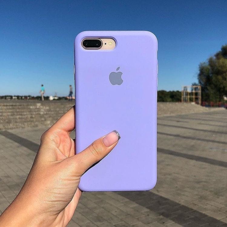 iPhone 7/8 Original Silicone Case/Cover, Liquid Silicone Phone Case Soft Anti-Scratch Microfiber Lining, Full Body Shockproof Slim Cover/Case