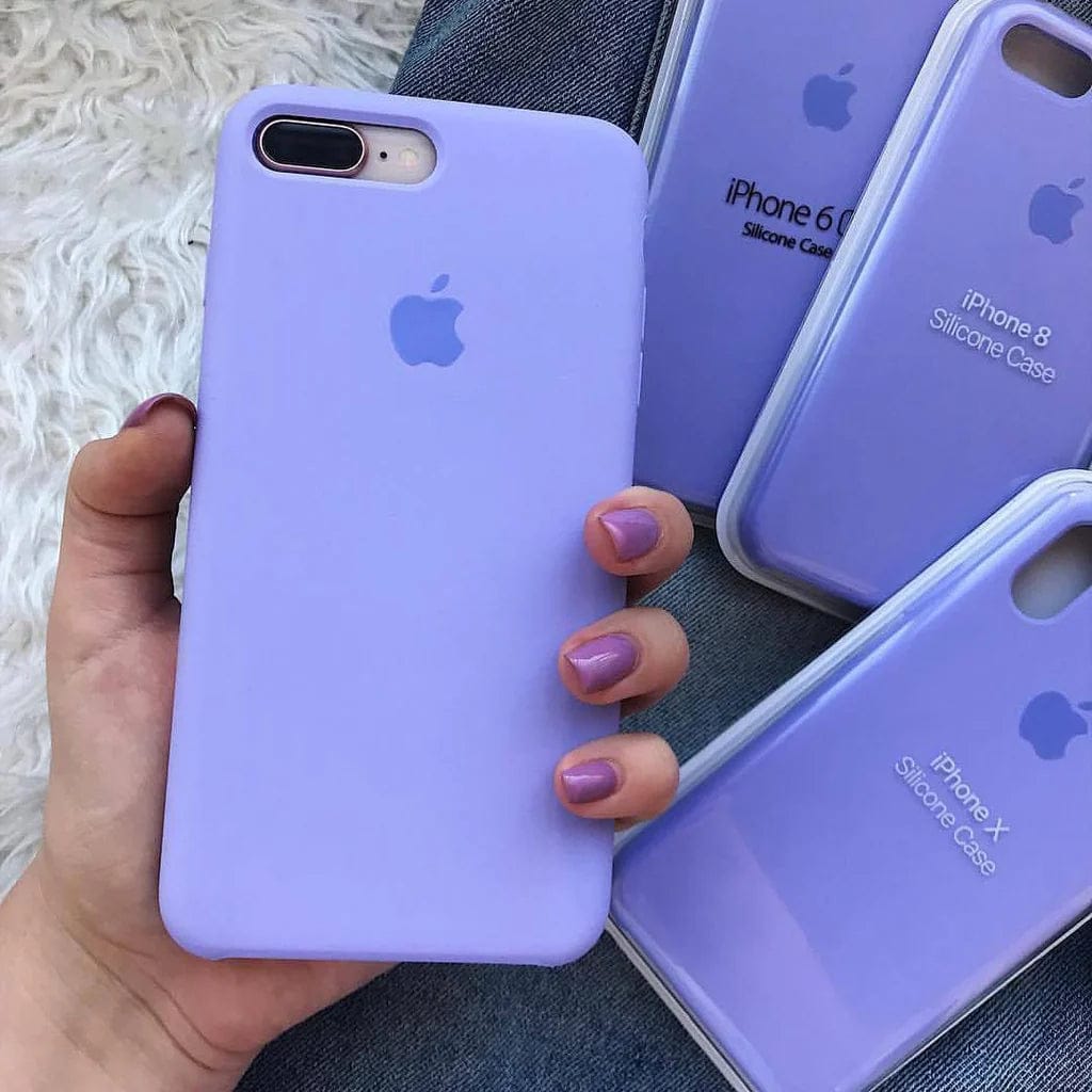 iPhone 7/8 Original Silicone Case/Cover, Liquid Silicone Phone Case Soft Anti-Scratch Microfiber Lining, Full Body Shockproof Slim Cover/Case