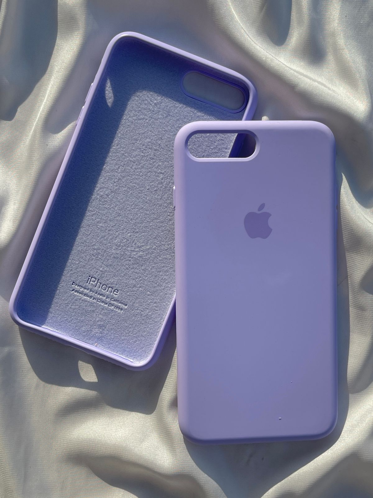 iPhone 7/8 Original Silicone Case/Cover, Liquid Silicone Phone Case Soft Anti-Scratch Microfiber Lining, Full Body Shockproof Slim Cover/Case