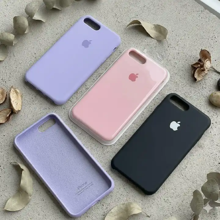 iPhone 7/8 Original Silicone Case/Cover, Liquid Silicone Phone Case Soft Anti-Scratch Microfiber Lining, Full Body Shockproof Slim Cover/Case