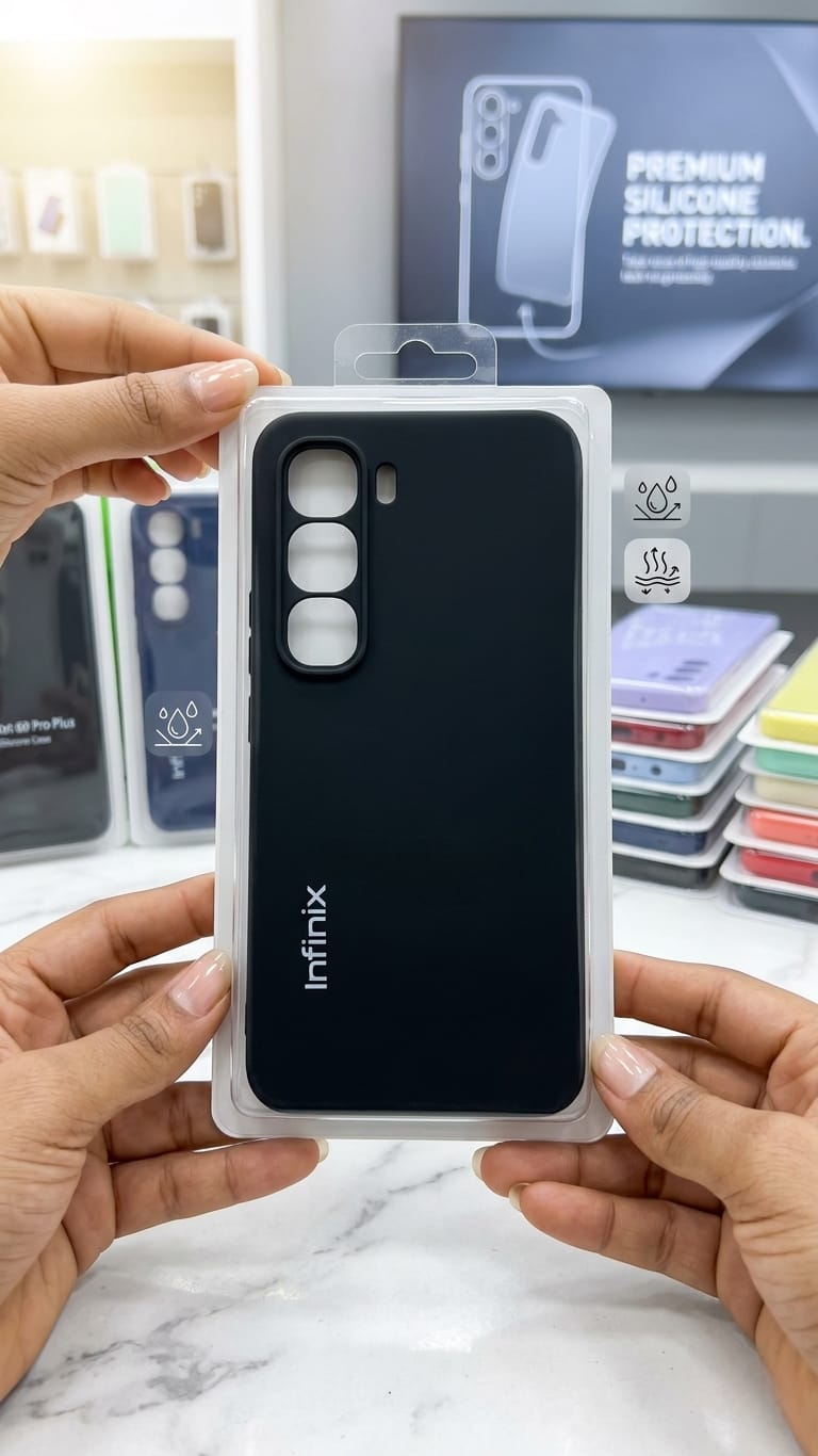 Infinix Cover/Case for Hot 60i, Hot 60 Pro, Hot 60 Pro Plus+ Liquid Silicone phone case/cover for infinix