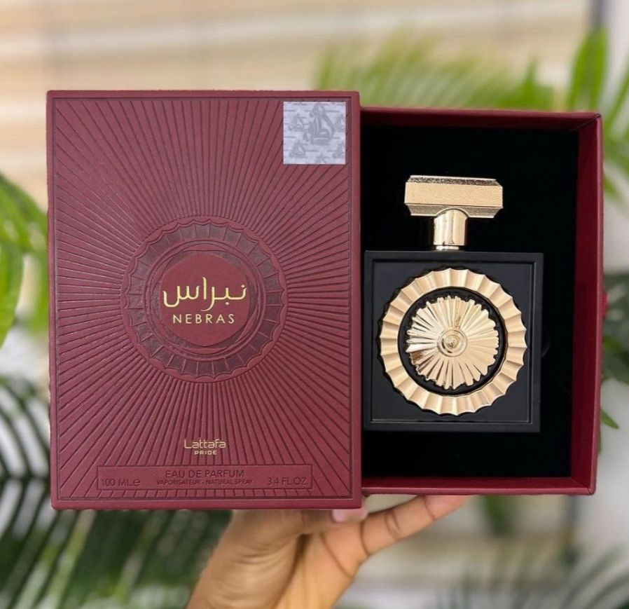 NEBRAS by Lattafa Pride a Blend of Berries Mandarin Vanilla Amber Musk Cacao Rose Deep Sensual Sweetness Slight Aromatic Touch Gets The Attention WAJOOD