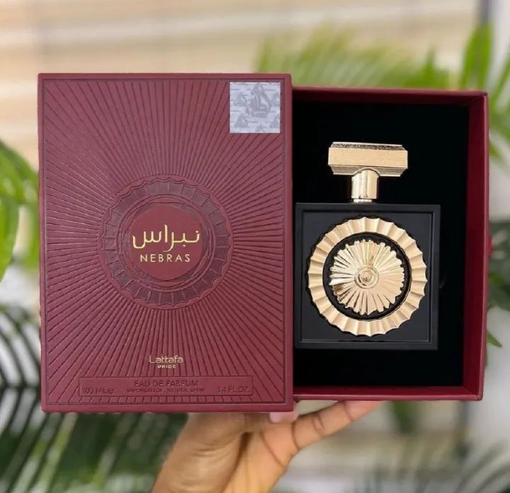 NEBRAS by Lattafa Pride a Blend of Berries Mandarin Vanilla Amber Musk Cacao Rose Deep Sensual Sweetness Slight Aromatic Touch Gets The Attention WAJOOD