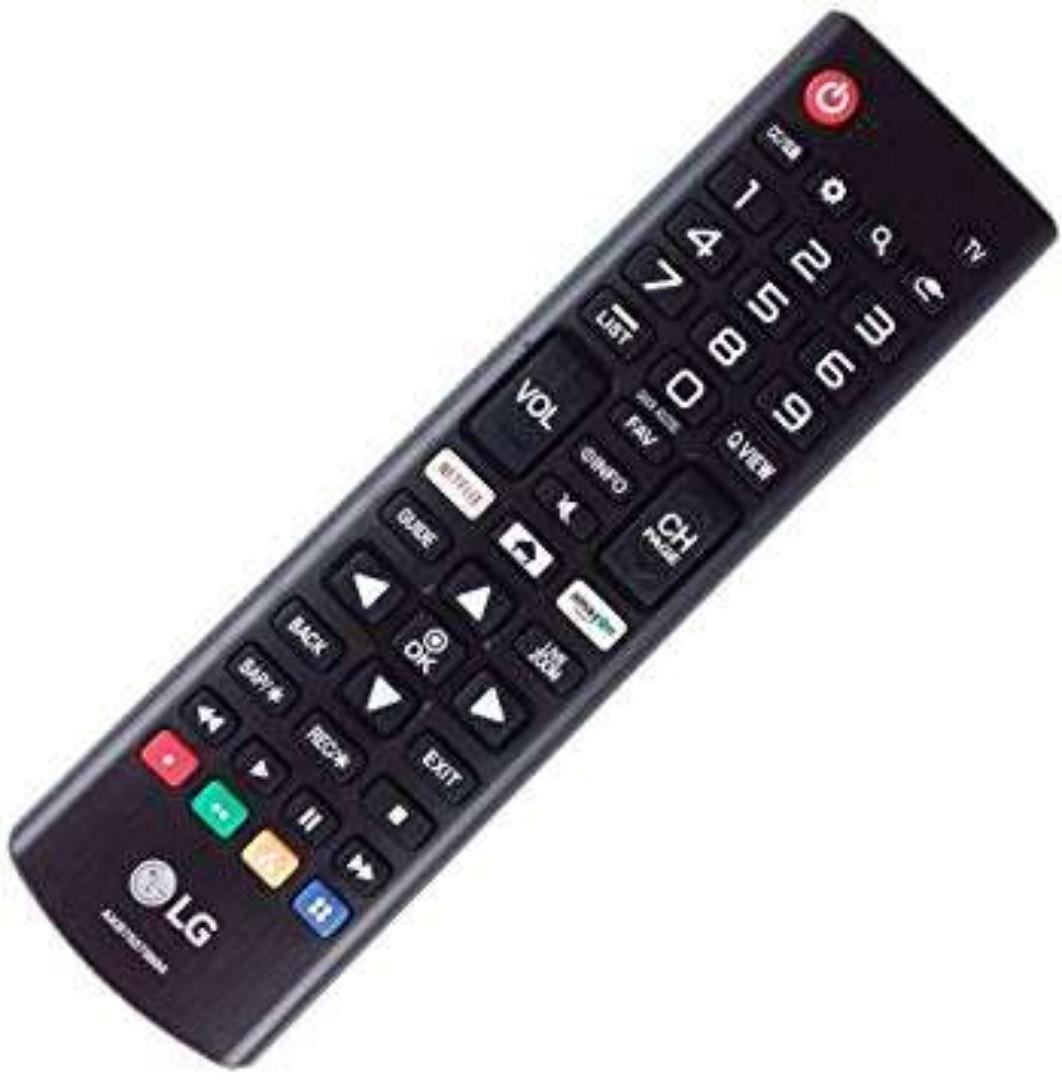 LG smart tv remote control which has YouTube and Netflix button uses triple A batteries
