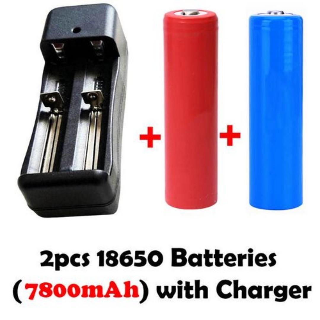 Intelligent universal charger and pb 18650 7800mah 3.7 batteries
