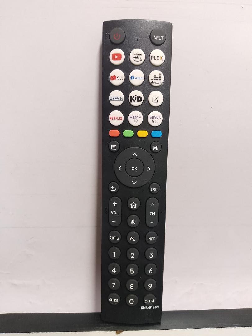 Hisense smart tv remote control which uses triple A batteries