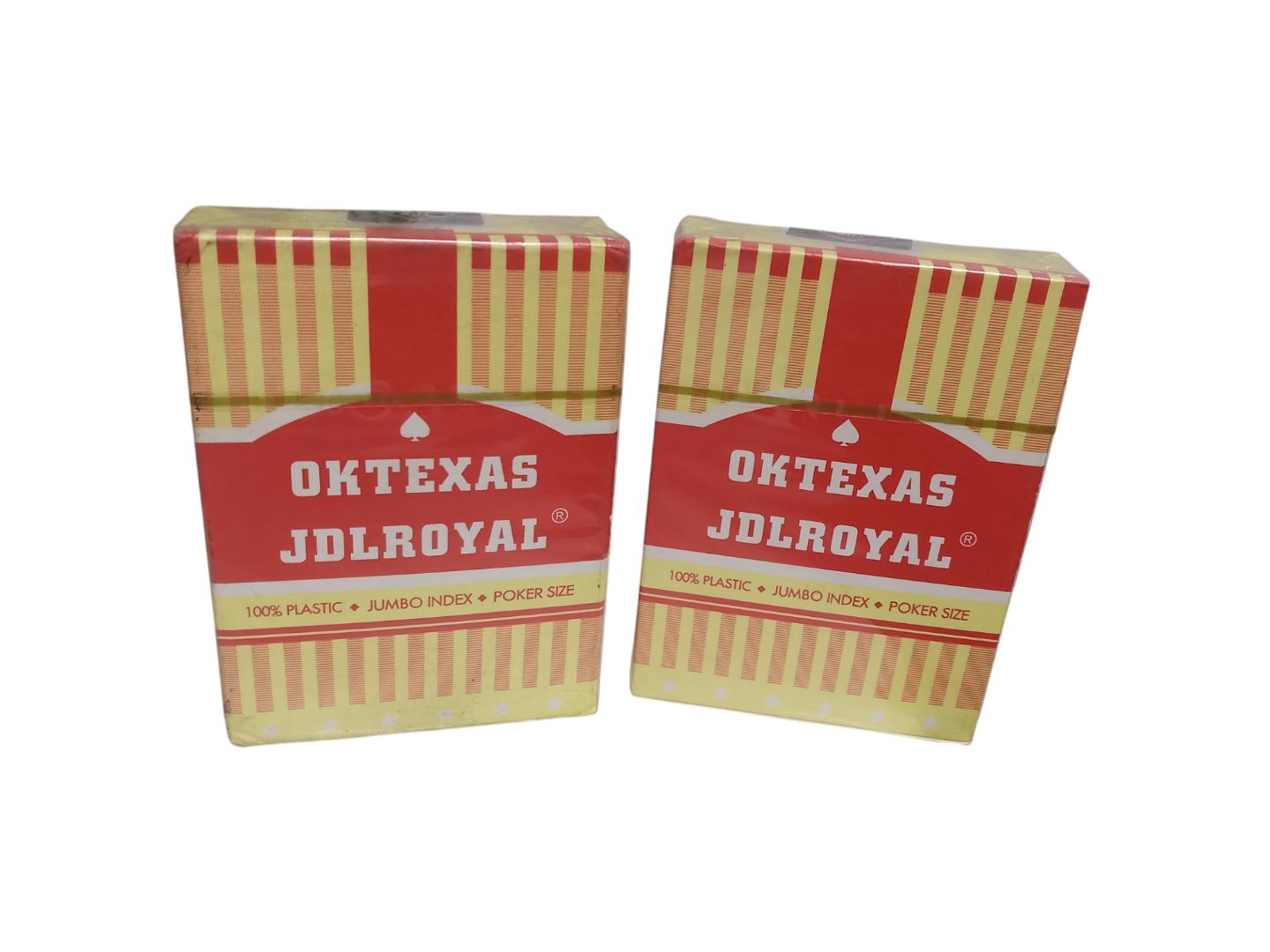 100% plastic poker card oktexas JDL royal water proof and durable